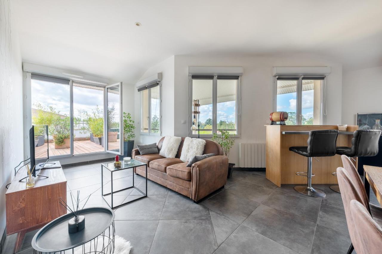 Les Terrasses - T3 Spacieux Avec Parking Gratuit ตูลูส ภายนอก รูปภาพ