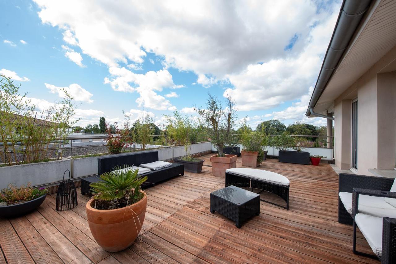 Les Terrasses - T3 Spacieux Avec Parking Gratuit ตูลูส ภายนอก รูปภาพ