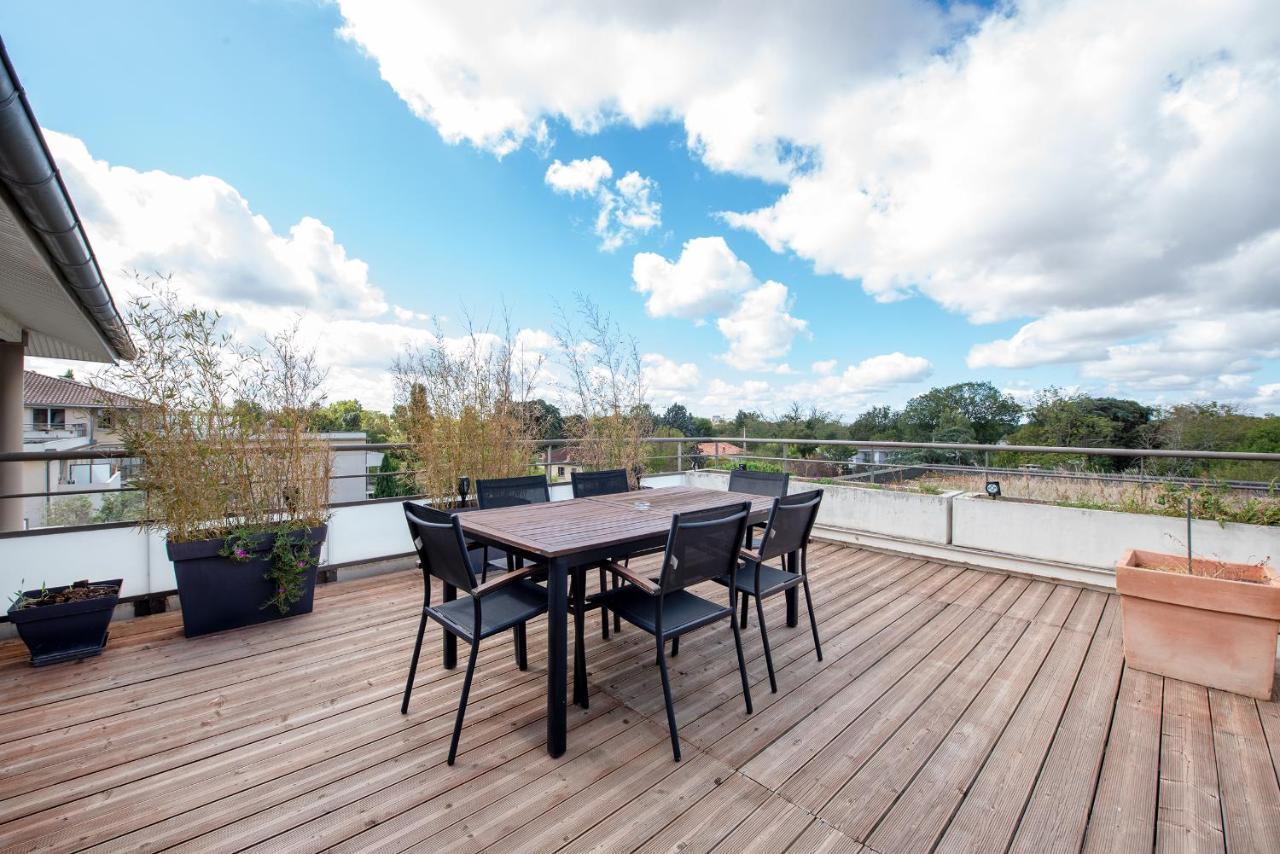Les Terrasses - T3 Spacieux Avec Parking Gratuit ตูลูส ภายนอก รูปภาพ